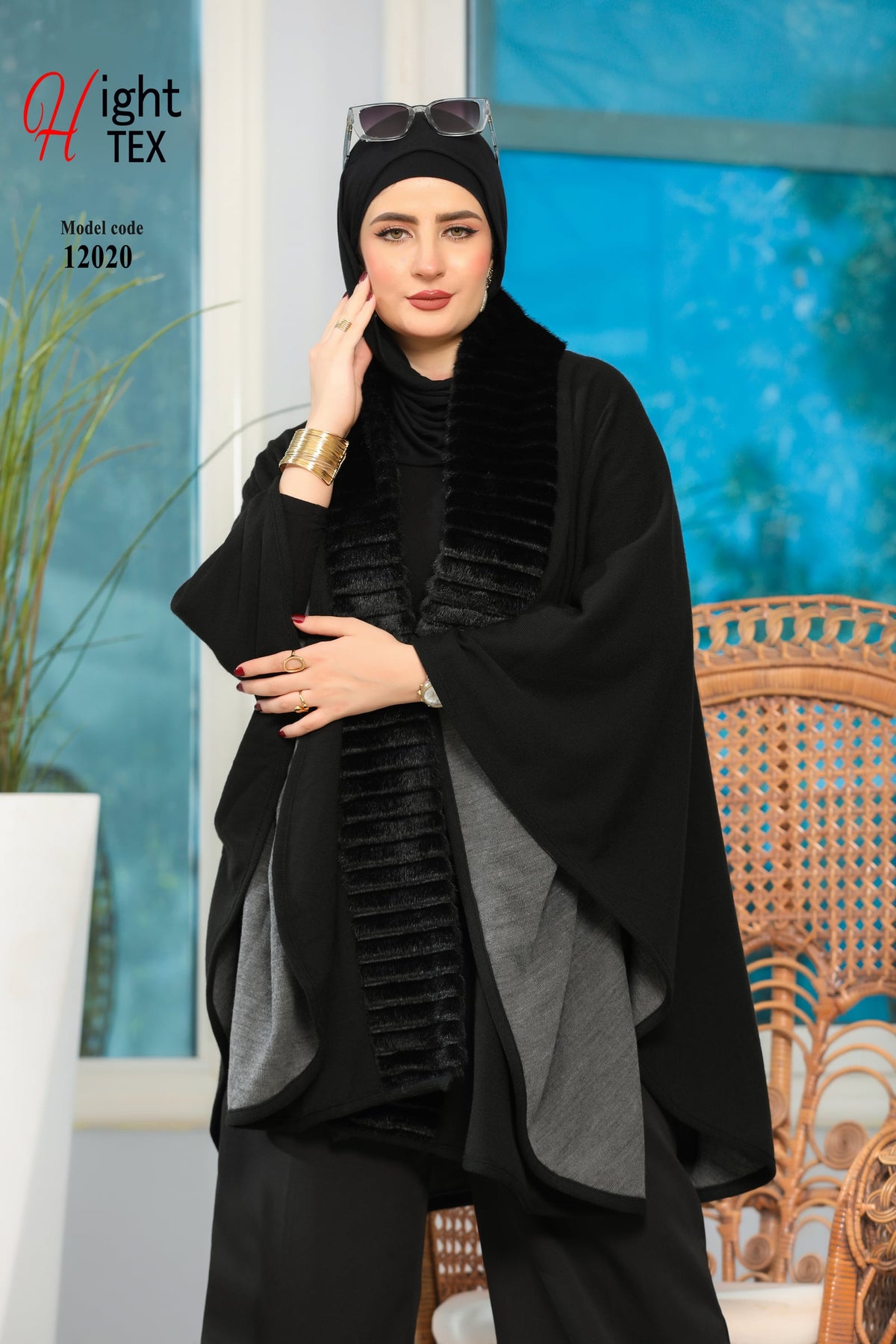 12020 كاب وجهين صوف تريكو - 2