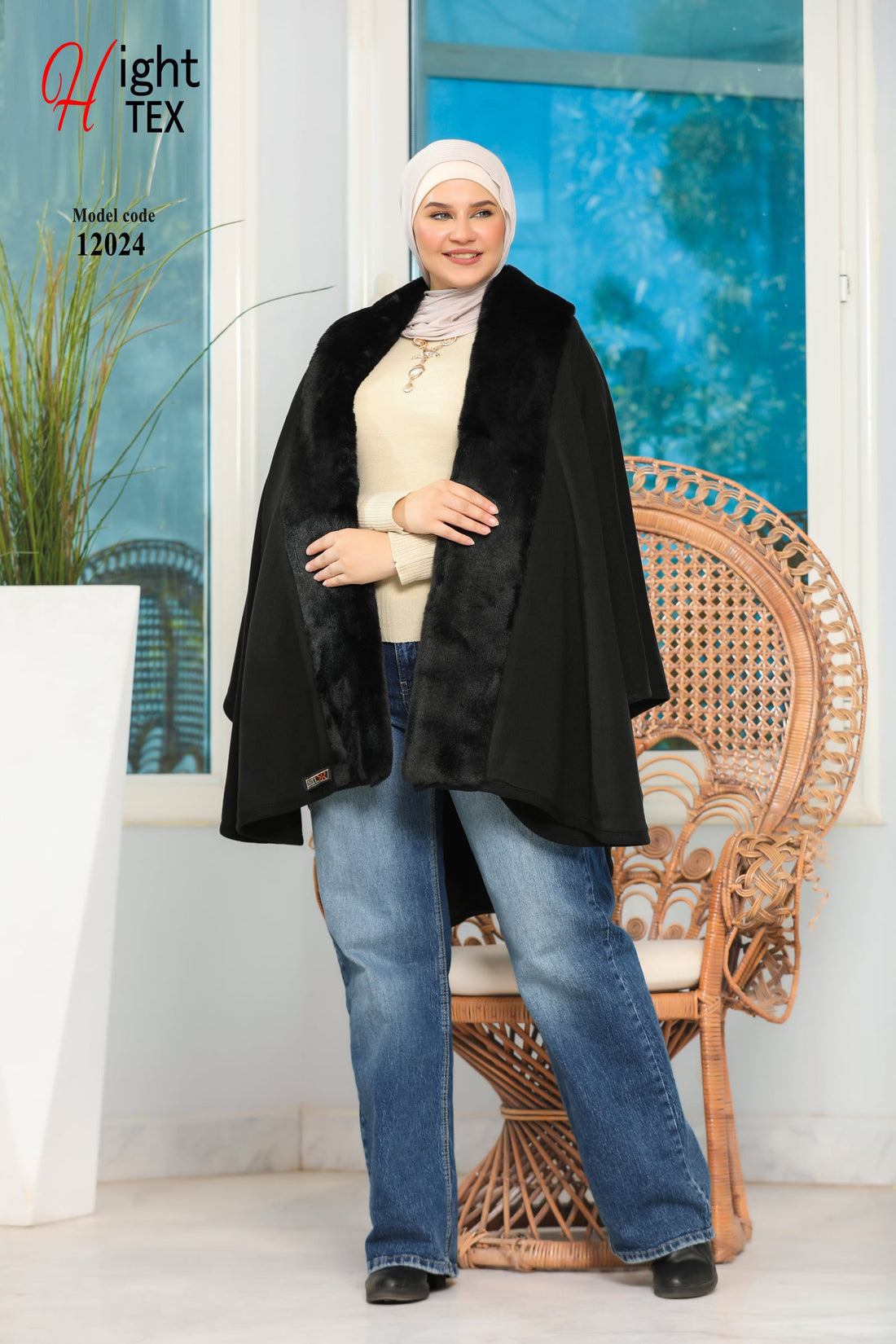 12024 كاب وجهين صوف تريكو - 1